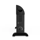 Konvektor-fűtés | 2000 W | 3 Hőbeállítások | Állítható hőmérséklet | Borulás ellen védett | Beépített fogantyúval | Fekete