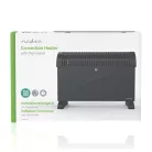 Nedis Homelux Elektromos Fűtőtest, konvektor termosztát szabályzással 3 funkciós 2000w htco10fwt új falon kívüli fűtőtest | 2000 W | 3 Hőbeállítások | Állítható hőmérséklet | Borulás ellen védett