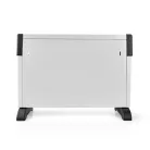 Konvektor-fűtés | 2000 W | 3 Hőbeállítások | Állítható hőmérséklet | Borulás ellen védett | Beépített fogantyúval | Fehér