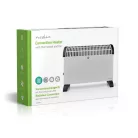 Nedis Konvektor, fűtőpanel programozható, 750/1250/2000 W ,Turbó ,Fehér - HTCO20FWT - Konvektor-fűtés | 2000 W | 3 Hőbeállítások | Turbó funkció | Állítható hőmérséklet | Beépített fogantyúval | Fehér