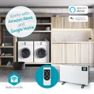 Nedis Prémium fűtőtest SmartLife Konvektor | Wi-Fi | 2000 W | 3 Hőbeállítások | LCD | 5 - 37 °C | Állítható hőmérséklet | Fehér htco50wtw