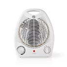 Fan Heater | 1000 / 2000 W | Állítható hőmérséklet | 2 Hőbeállítások | Beépített fogantyúval | Borulás ellen védett | Fehér