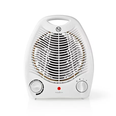 Fan Heater | 1000 / 2000 W | Állítható hőmérséklet | 2 Hőbeállítások | Beépített fogantyúval | Borulás ellen védett | Fehér