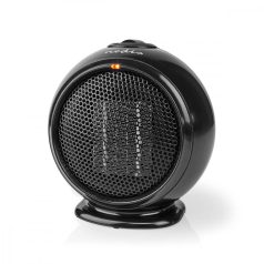   NEDIS HTFA15BK Kerámia PTC ventilátor Fűtés | 500 W | 1 Fűtési mód | Állítható hőmérséklet | Túlmelegedés elleni védelem | Borulás ellen védett