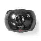 NEDIS HTFA15BK Kerámia PTC ventilátor Fűtés | 500 W | 1 Fűtési mód | Állítható hőmérséklet | Túlmelegedés elleni védelem | Borulás ellen védett