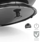 NEDIS HTFA15BK Kerámia PTC ventilátor Fűtés | 500 W | 1 Fűtési mód | Állítható hőmérséklet | Túlmelegedés elleni védelem | Borulás ellen védett