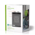 Kerámia PTC ventilátor Fűtés | 1000 / 1500 W | 2 Hőmód | Állítható hőmérséklet | Túlmelegedés elleni védelem | Borulás ellen védett