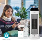 NEDIS SmartLife kerámia PTC ventilátorfűtő | Wi-Fi | 2000 W | 2 Hőbeállítások | Oszcilláló | Kijelző | 10 - 49 °C | Android™ / IOS | Fehér HTFA20WTW