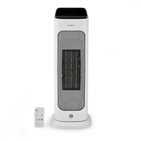 NEDIS SmartLife kerámia PTC ventilátorfűtő | Wi-Fi | 2000 W | 2 Hőbeállítások | Oszcilláló | Kijelző | 10 - 49 °C | Android™ / IOS | Fehér HTFA20WTW