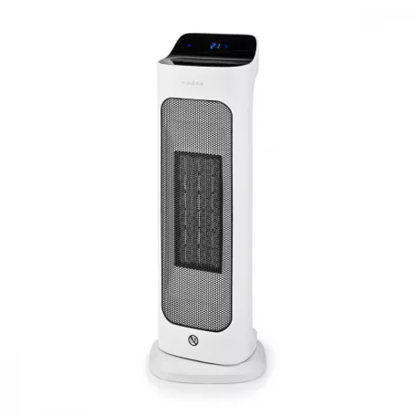 NEDIS SmartLife kerámia PTC ventilátorfűtő | Wi-Fi | 2000 W | 2 Hőbeállítások | Oszcilláló | Kijelző | 10 - 49 °C | Android™ / IOS | Fehér HTFA20WTW