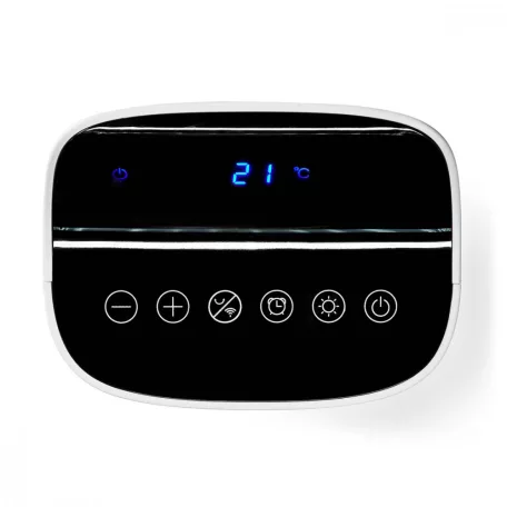 NEDIS SmartLife kerámia PTC ventilátorfűtő | Wi-Fi | 2000 W | 2 Hőbeállítások | Oszcilláló | Kijelző | 10 - 49 °C | Android™ / IOS | Fehér HTFA20WTW