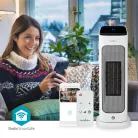 SmartLife kerámia PTC ventilátorfűtő | Wi-Fi | 2000 W | 2 Hőbeállítások | Oszcilláló | Kijelző | 10 - 49 °C | Android™ / IOS | Fehér