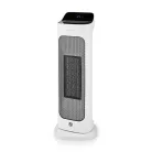 SmartLife kerámia PTC ventilátorfűtő | Wi-Fi | 2000 W | 2 Hőbeállítások | Oszcilláló | Kijelző | 10 - 49 °C | Android™ / IOS | Fehér