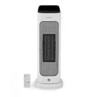 Kerámia PTC ventilátor Fűtés | 1400 / 2000 W | 2 Hőmód | Állítható hőmérséklet | Automatikusan forog | Túlmelegedés elleni védelem | Borulás ellen védett | Távirányító | Időzítő