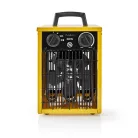 Ipari tervezésű ventilátorfűtő | 1000 / 2000 W | Állítható hőmérséklet | 2 Hőbeállítások | IP24 | Beépített fogantyúval | Sárga