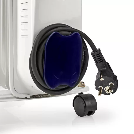 Olajradiátor | 600 / 900 / 1500 W | 7 Uszony | Állítható hőmérséklet | 3 Hőbeállítások | Borulás ellen védett | Fehér