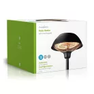 Terasz hősugárzó | 1500 W | 1 Hőbeállítás | Borulás ellen védett | IP34 | Fekete