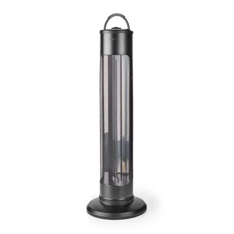 Terasz hősugárzó | 1200 W | 2 Hőbeállítások | Borulás ellen védett | IP24 | Fekete