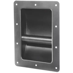   SAL HT 203 süllyesztett fogantyú hangfalhoz, fém, 220 x 163 x 60 mm