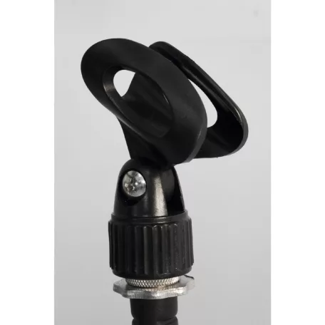 SAL HT 810 mikrofonállvány, 100-155 cm magasság, 25-35 mm átmérőjű mikrofonmarkolat, csúszásgátló lábak