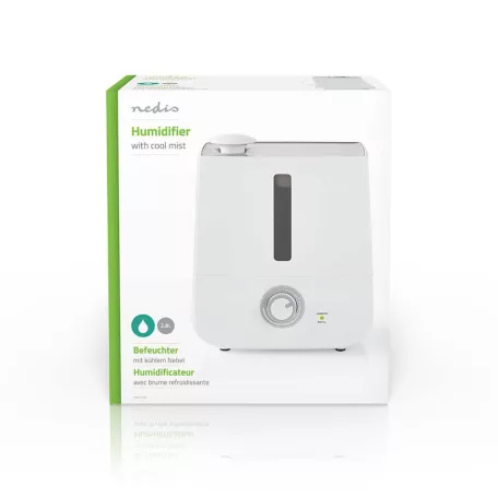 Párásító | 30 W | Hűvös Köddel | 2.8 l | Ekkora területhez alkalmas: 25 m² | Fehér / Szürke