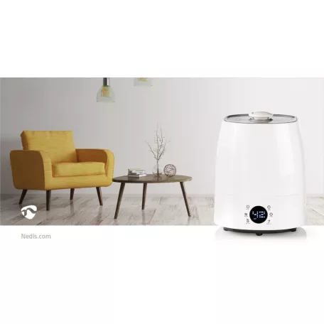 Párásító | 110 W | Hűvös és Meleg Párával | 5.5 l | Nedvességmérő | Időzítő | Ekkora területhez alkalmas: 50 m² | Fehér / Szürke