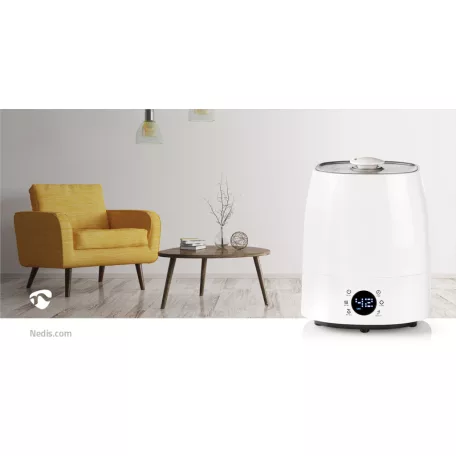 Párásító | 110 W | Hűvös és Meleg Párával | 5.5 l | Nedvességmérő | Időzítő | Ekkora területhez alkalmas: 50 m² | Fehér / Szürke