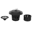 Home IKF 50 ventilátoros beltéri rovarcsapda, 50 m2 hatókörzet, UV-A fény, rovargyűjtő kosár, 1 x 7 W fényforrás