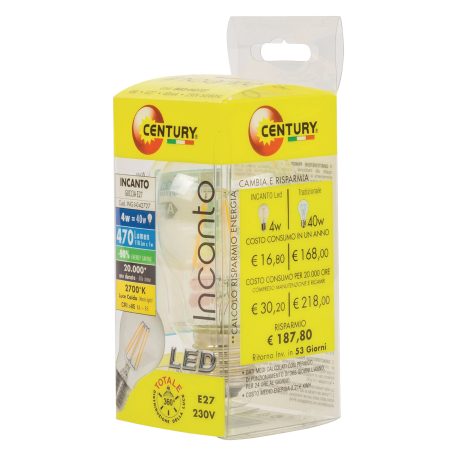 LED Vintage izzó GLS 4 W 470 lm 2700 K