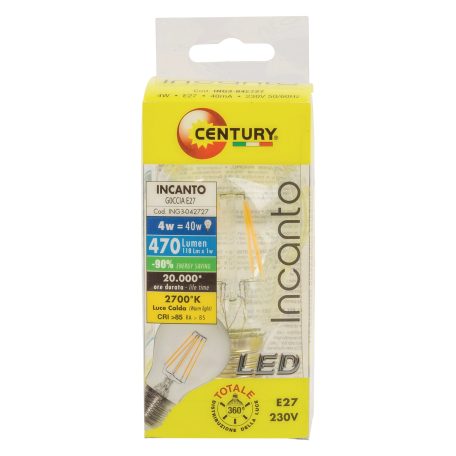 LED Vintage izzó GLS 4 W 470 lm 2700 K