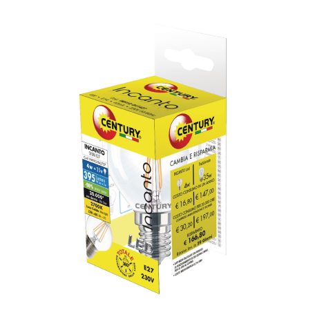 LED Vintage izzó Mini Globe 4 W 480 lm 2700 K