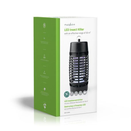 Rovar csapda | 3 W | Lámpa típus: LED-Fény | Hatótávolság: 30 m² | Fekete