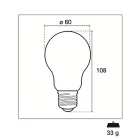 LED Lamp E27 11 W 1521 lm 3000K