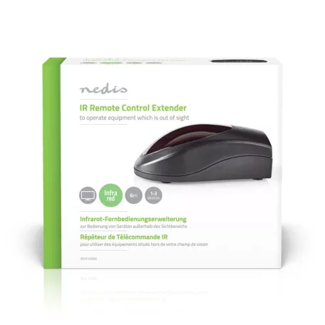 IR távirányító Extender | Jeltartomány: 6.0 m | 3 Eszköz | ABS | Fekete