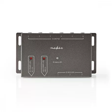 IR távirányító Extender | Jeltartomány: 10.0 m | 6 Eszköz | Fém | Antracit