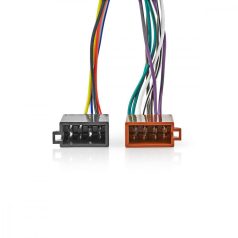   ISO adapter kábel | ISO kompatibilis: Kenwood | 0.15 m | Kerek | PVC | Műanyag Zacskó