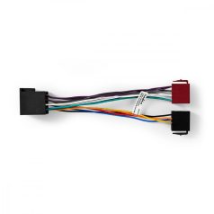   ISO adapter kábel | ISO kompatibilis: Volkswagen | 0.15 m | Kerek | PVC | Műanyag Zacskó