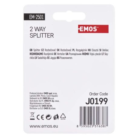 EMOS Antenna elosztó EU 2501/D194