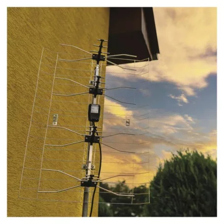 Kültéri antenna EM-030, 0–100 km, DVB-T2, DAB, LTE/4G szűrő