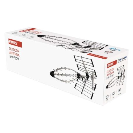 Kültéri antenna EM-29U5G, PROFI, 0–200 km, DVB-T2, LTE/4G/5G szűrő