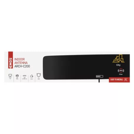 Szobaantenna CITY ARCH-C200, DVB-T2, DAB, LTE/4G/5G szűrő