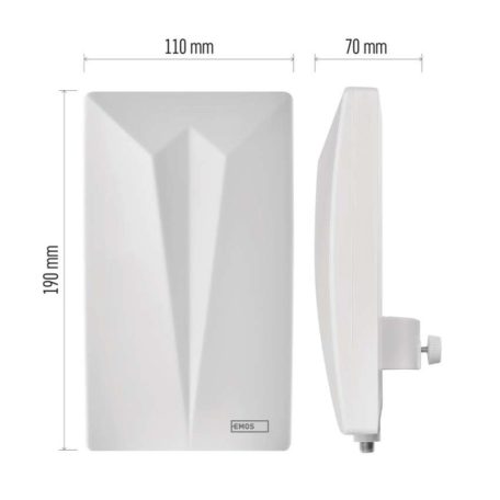 Univerzális antenna VILLAGE CAMP–V400, DVB-T2, FM, DAB, LTE/4G/5G szűrő