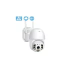 PRO VISION XPD Q980 Pro 8 LED WIFI térfigyelő kamera, 3MP, kültéri/beltéri, FullHD 2k, 4X zoom, forgatás, kétirányú kommunikáció, mozgásérzékelős hangriasztó, Fehér, HISEEX app.