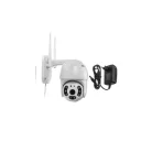 Techstar P12 PTZ IP Megfigyelő kamera, kupola, vezeték nélküli, 355°, 1080p, LED, IR, kültéri, ONVIF, NVR, mozgásérzékelő, mikrofon,jEZ04, YCC365PLUS app.