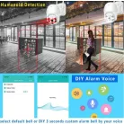 1db Jortan Kültéri Wifi Smart HD Telefontól Vezérelhető Kamera Távolról Vezérelhető 2 Antennás Wifis HD Kültéri Kamera 2mp-s 2023 új típus éjjellátó funkció, mozgáskövetés, hangátvitel, JOOSEE