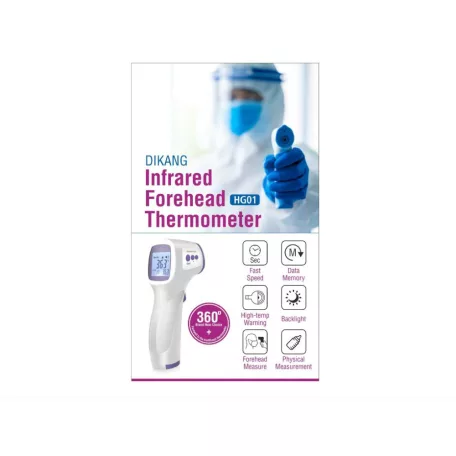 Berrcom Medical érintés nélküli testhőmérséklet mérő, homlok hőmérő 32°C - 42°C, nagy pontosságú lázmérő,Érintésmentes hőmérő, infravörös lázmérő, digitális lázmérő