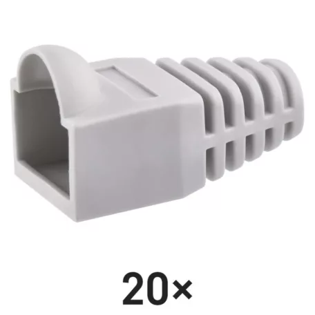 EMOS RJ45 csatlakozó védőkupak szürke 20db/csomag