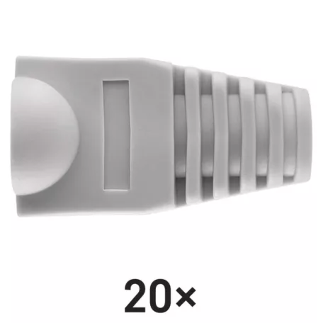 EMOS RJ45 csatlakozó védőkupak szürke 20db/csomag