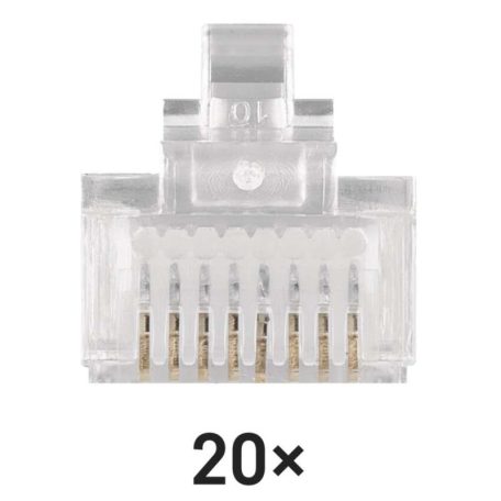 EMOS FTP csatlakozó RJ45 CAT5E 20/bliszter