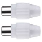 EMOS IEC csatlakozó egyenes A203R 2db/bliszter